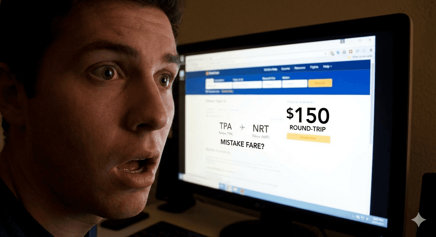 Mistake Fares: What They Are and How to Catch Them